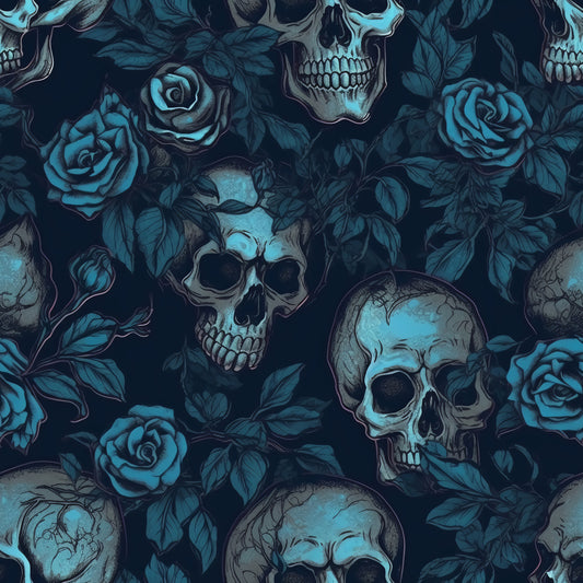 Skull & Roses Design 2