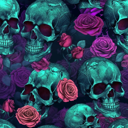 Skull & Roses Design 3