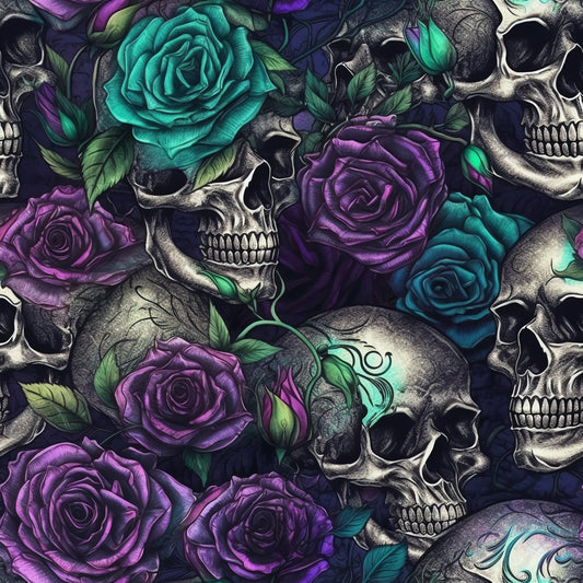 Skull & Roses Design 4