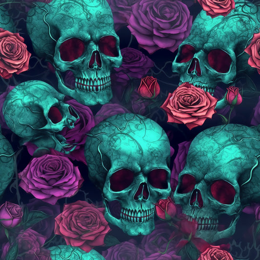 Skull & Roses Design 5