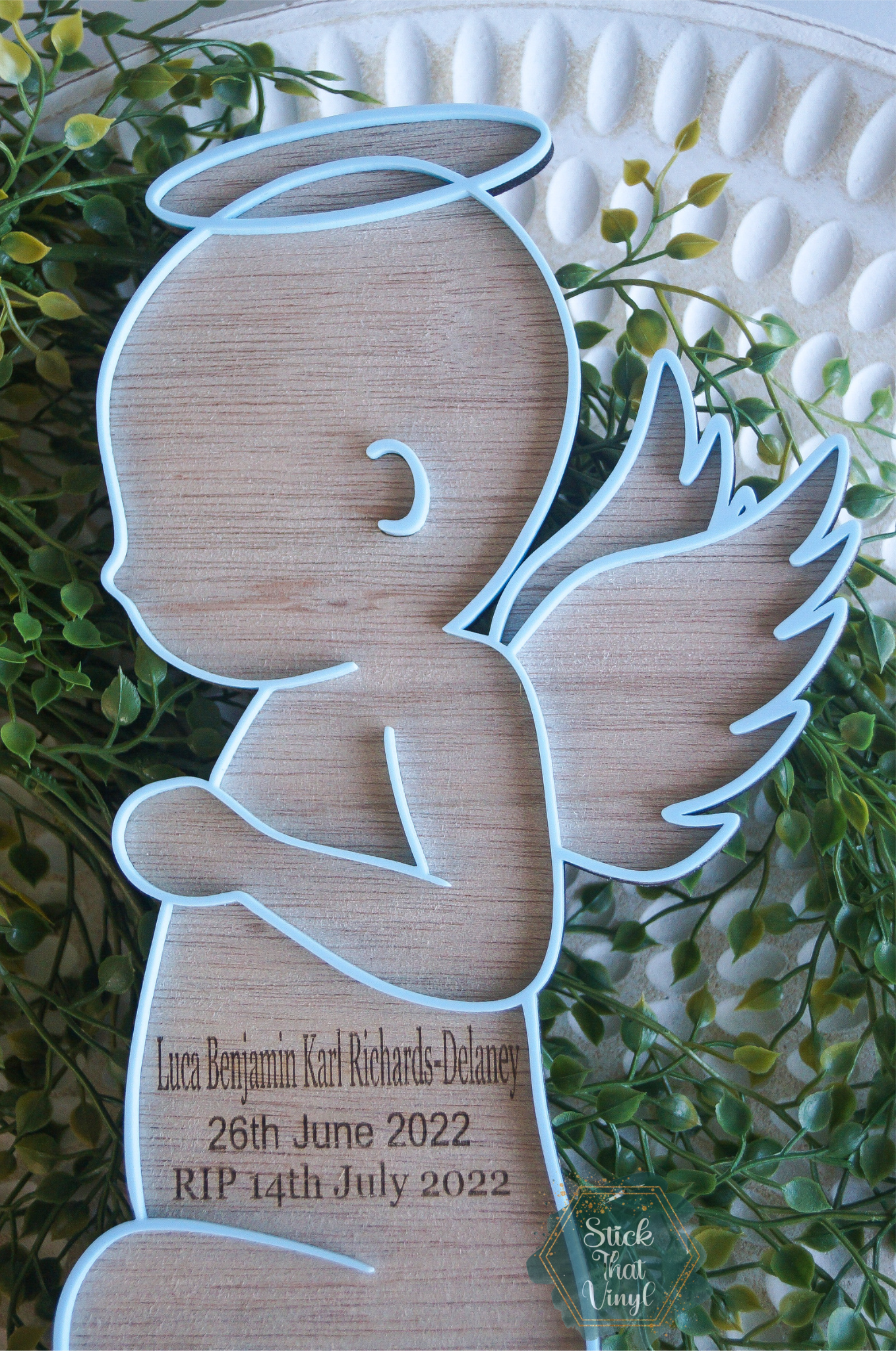 Newborn Baby Detail Plaque