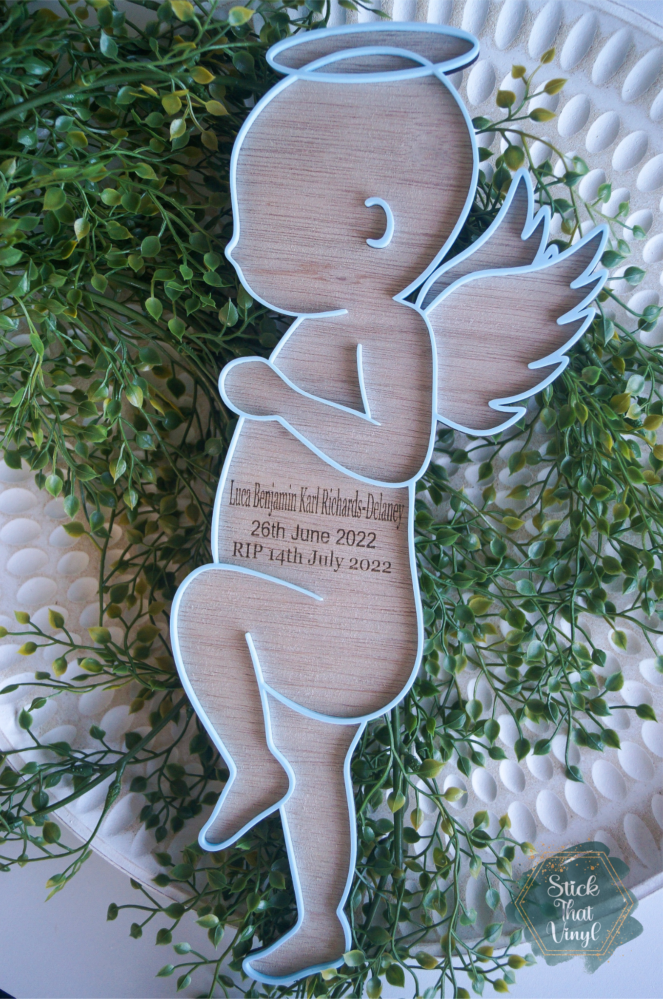 Newborn Baby Detail Plaque