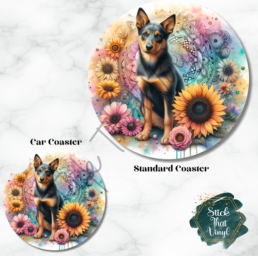 Kelpie Coaster Sublimation Transfer