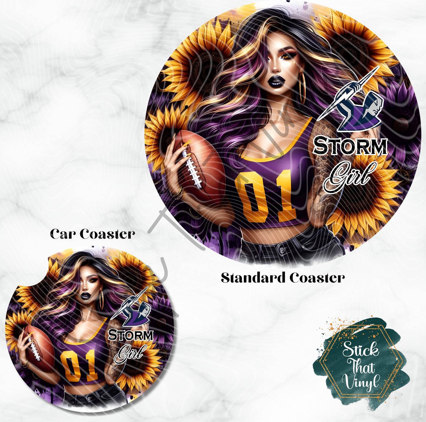 Storm Coaster Sublimation Transfer