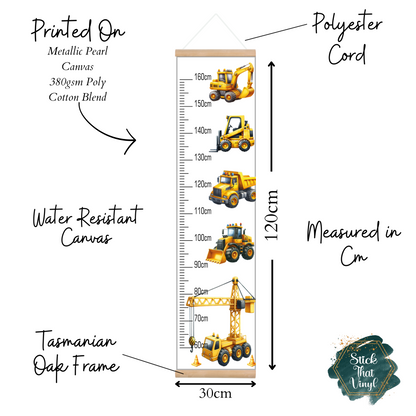 Construction Vehicles Height Chart