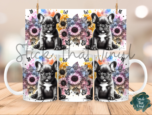 Frenchie Mug Sublimation Wrap