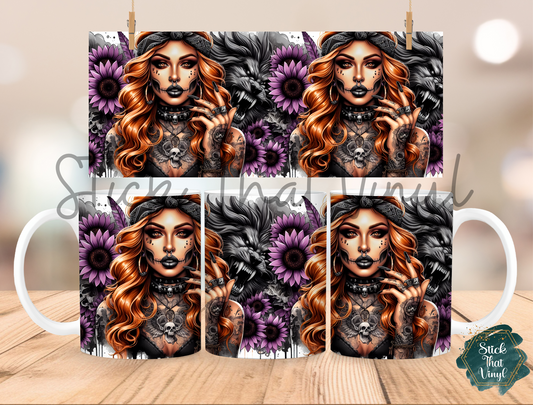 Fierce Girl Mug Sublimation Wrap