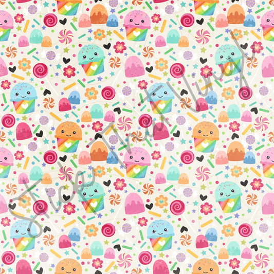 Cupcakes and Sprinkles Pattern