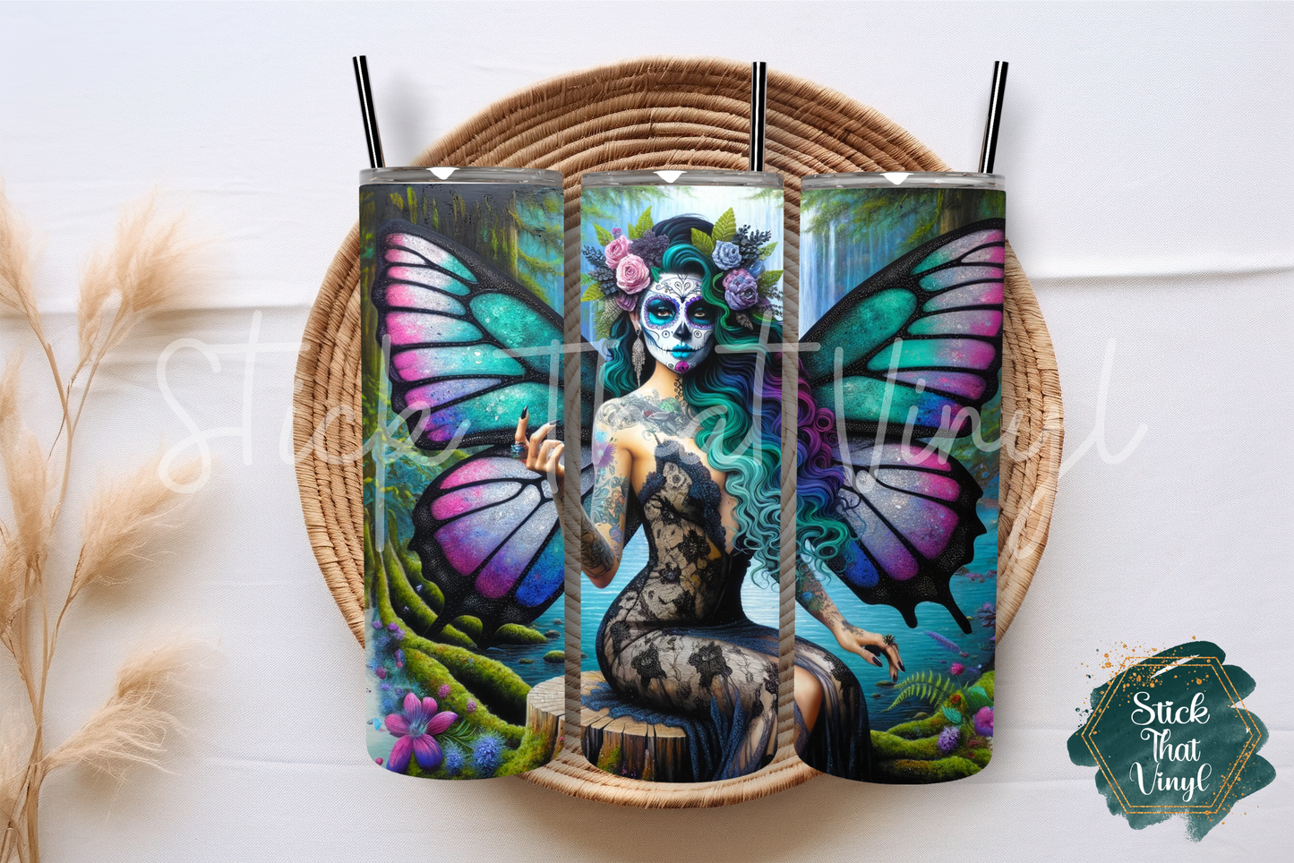 DOD Fairy Design 2 20oz Tumbler Sublimation Wrap