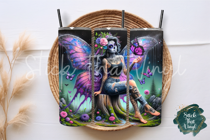 DOD Fairy Design 3 20oz Tumbler Sublimation Wrap