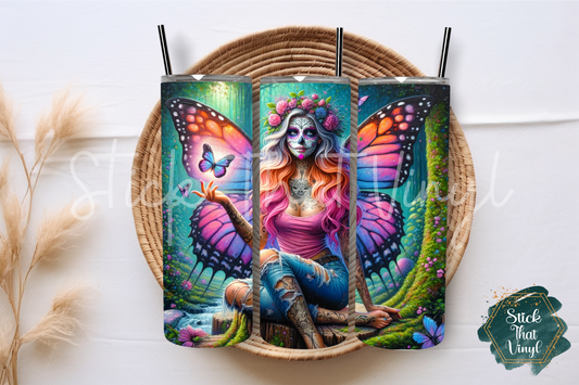 DOD Fairy Design 4 20oz Tumbler Sublimation Wrap