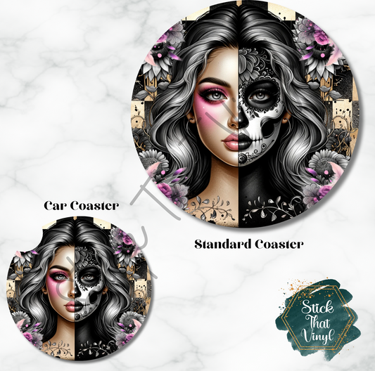 DOD Girl Design 2 Coaster Sublimation Transfer