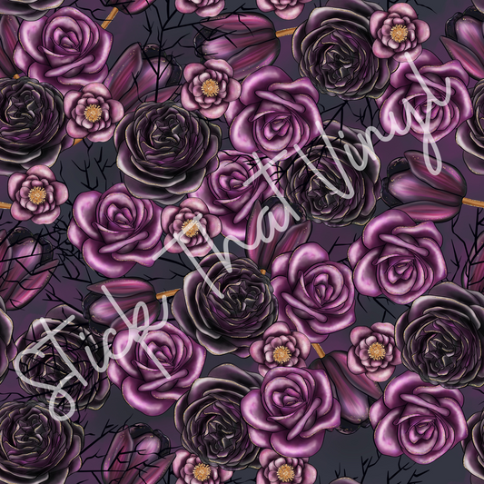 Dark Floral Pattern