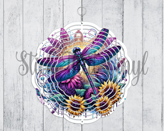 Dragon Fly Wind Spinner Sublimation Transfer