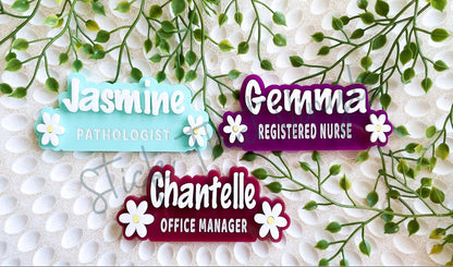 Personalised Acrylic Name Badge