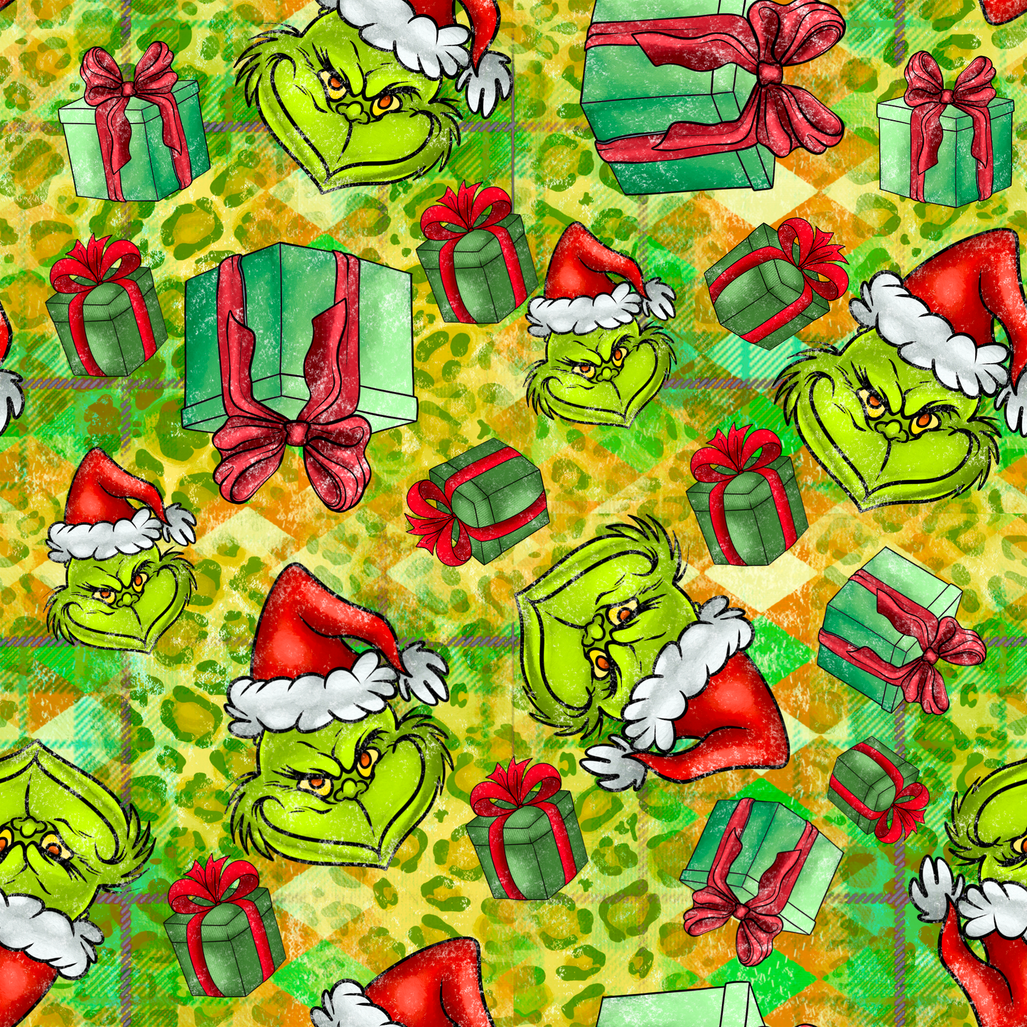 Christmas Grinch Pattern