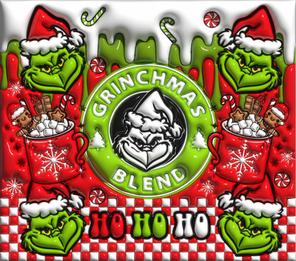 Grinchmas Blend 20oz Tumbler Wrap