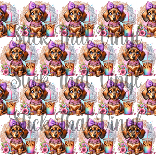 Dachshund Sublimation Pattern