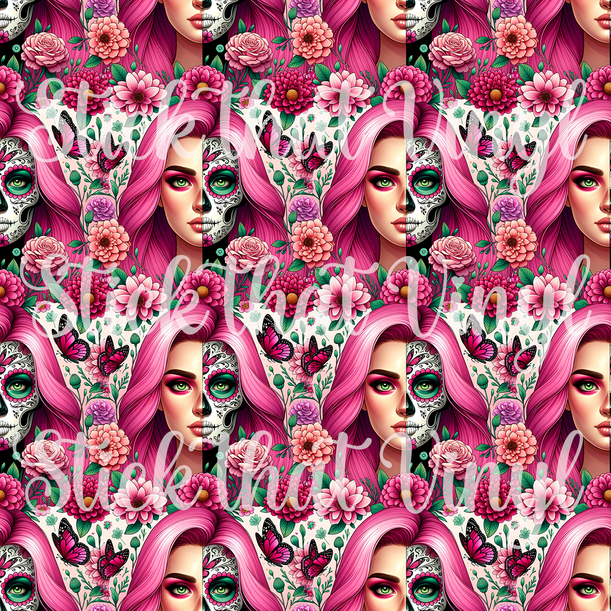 DOD Pink Girl Sublimation Pattern