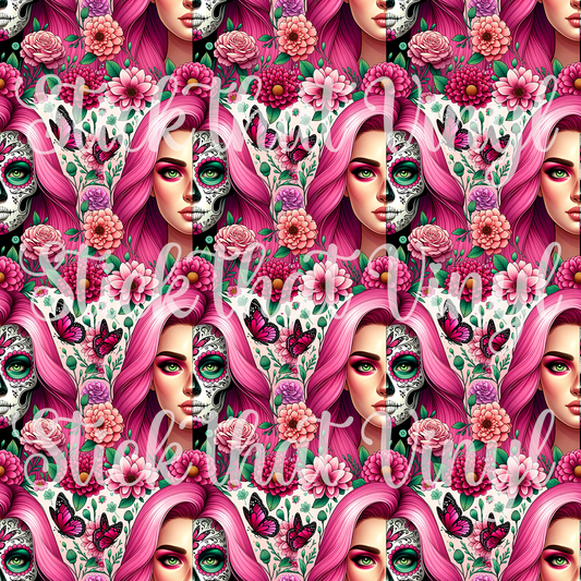 DOD Pink Girl Sublimation Pattern