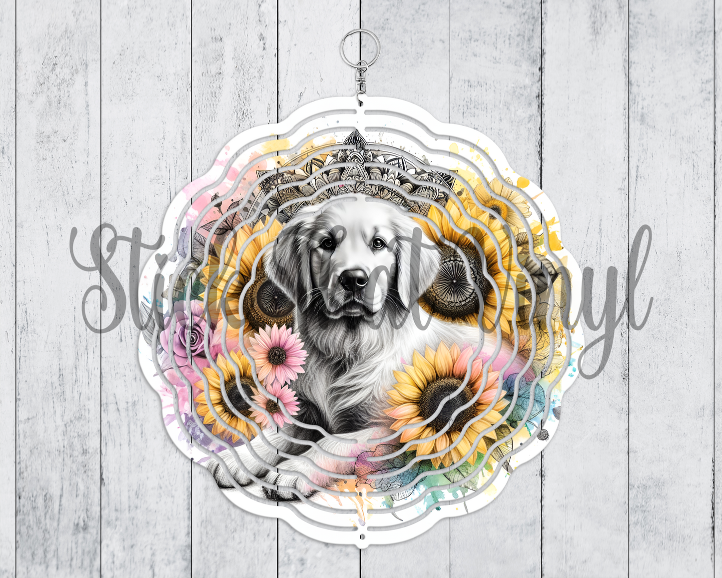 Labrador Wind Spinner Sublimation Transfer