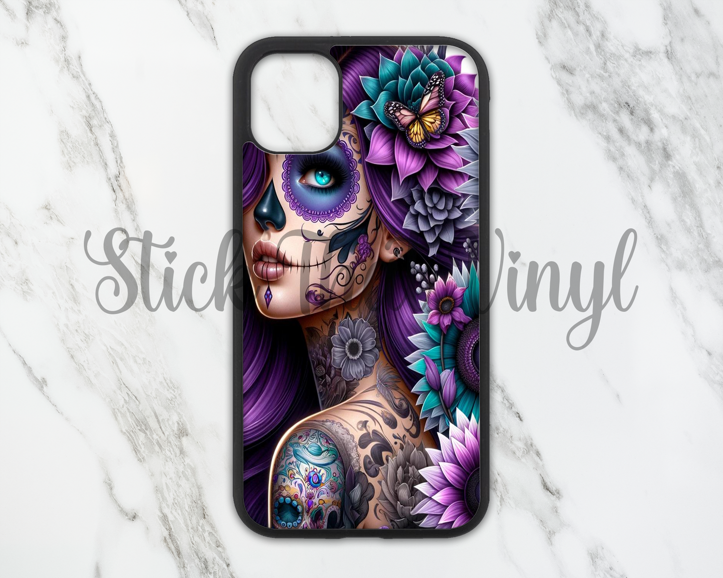 Day of The Dead Girl Design 3 Phone Sublimation Transfer