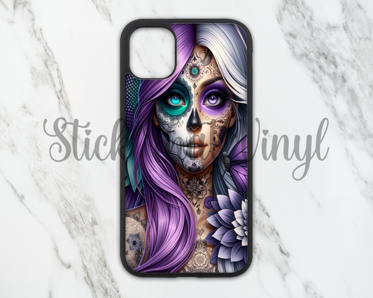 Day of The Dead Girl Design 5 Phone Sublimation Transfer