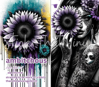 Ambitchous 20oz Tumbler Sublimation Wrap