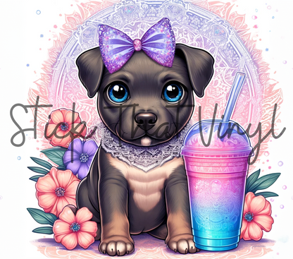 Staffy Frappe 20oz Tumbler Sublimation Wrap