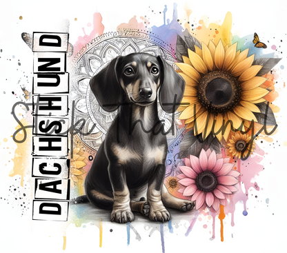 Dachshund 20oz Tumbler Sublimation Wrap