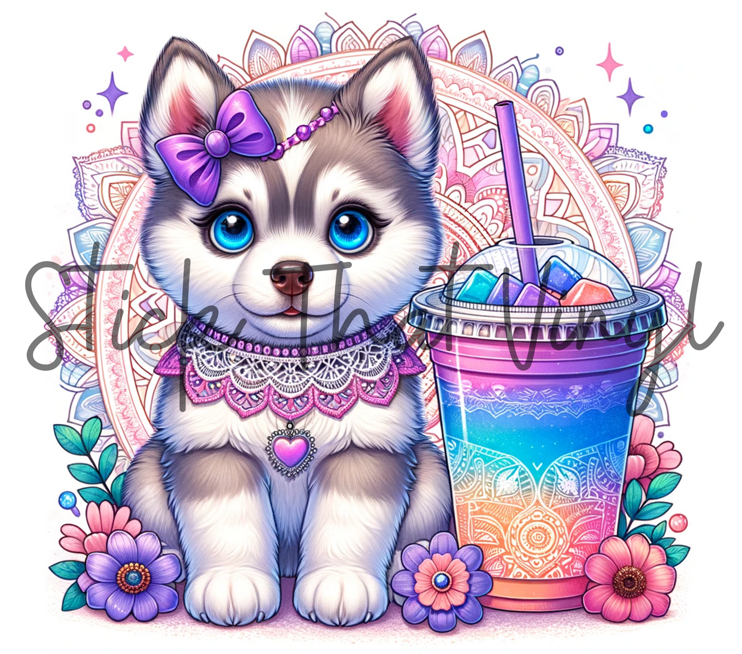 Husky Frappe 20oz Tumbler Sublimation Wrap