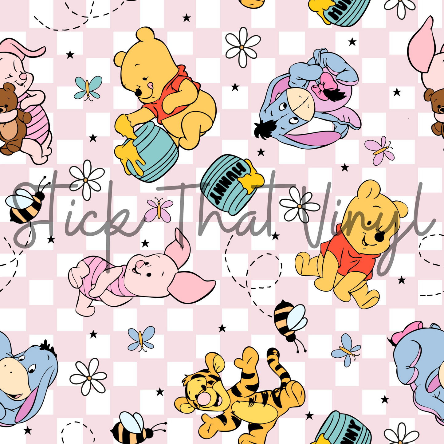 Pastel Cartoon Sublimation Pattern