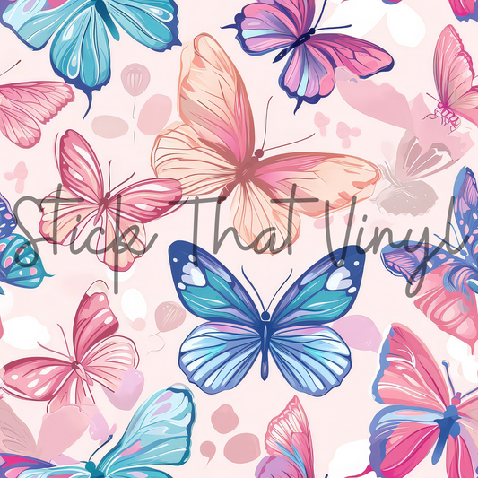 Butterflies Design 1 Sublimation Pattern