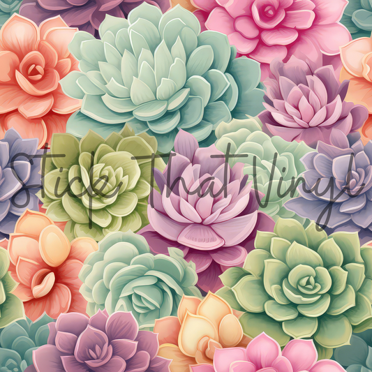 Succulent Design 2 Sublimation Pattern