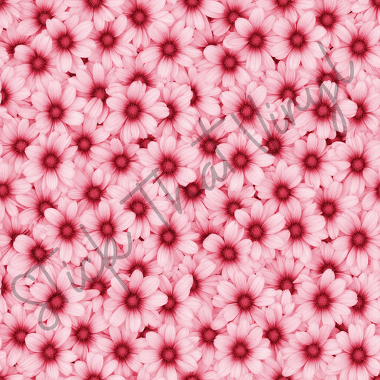 Pink Daisies Pattern