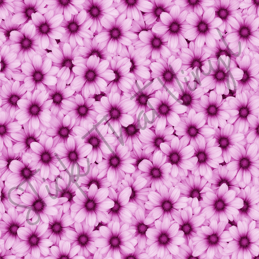 Purple Daisies Pattern