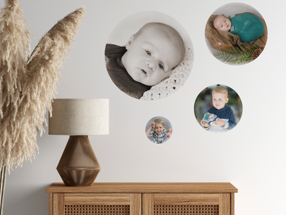 Round Photo Decals