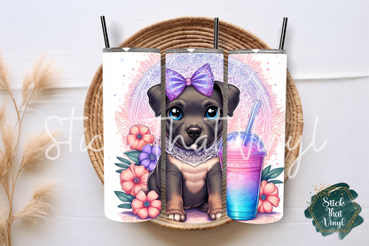 Staffy Frappe 20oz Tumbler Sublimation Wrap