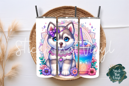 Husky Frappe 20oz Tumbler Sublimation Wrap