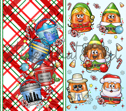 Elf Nugget 20oz Tumbler Sublimation Wrap