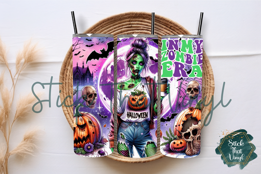 Zombie Era 20oz Tumbler Sublimation Wrap