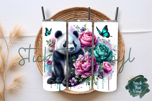 Panda 20oz Tumbler Sublimation Wrap