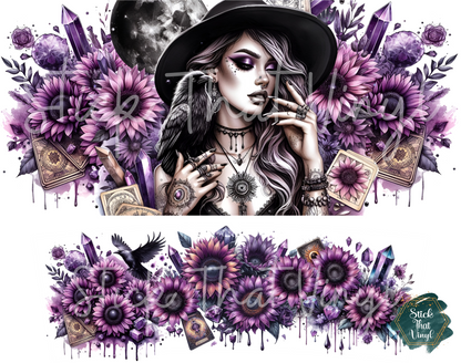 Witchy Vibes 40oz Tumbler Sublimation Wrap