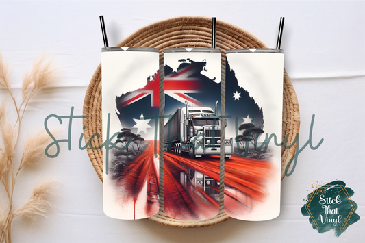 Australian Trucks 20oz Tumbler Sublimation Wrap