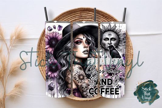 Fueled by Coffee 20oz Tumbler Sublimation Wrap