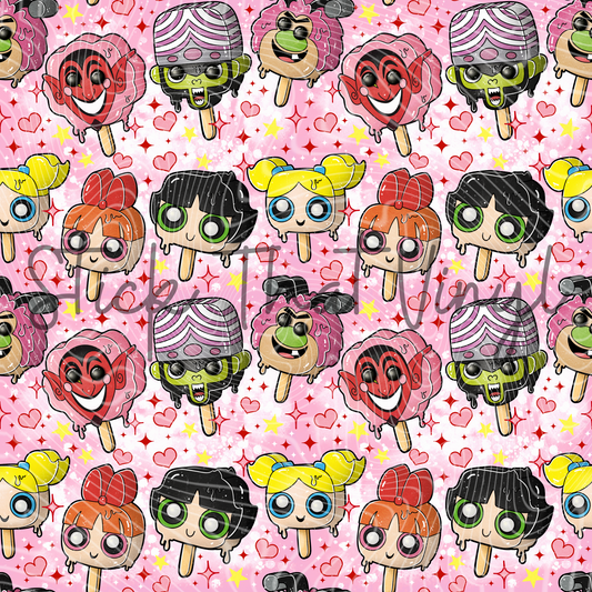 Power Girls Popsicle Pattern