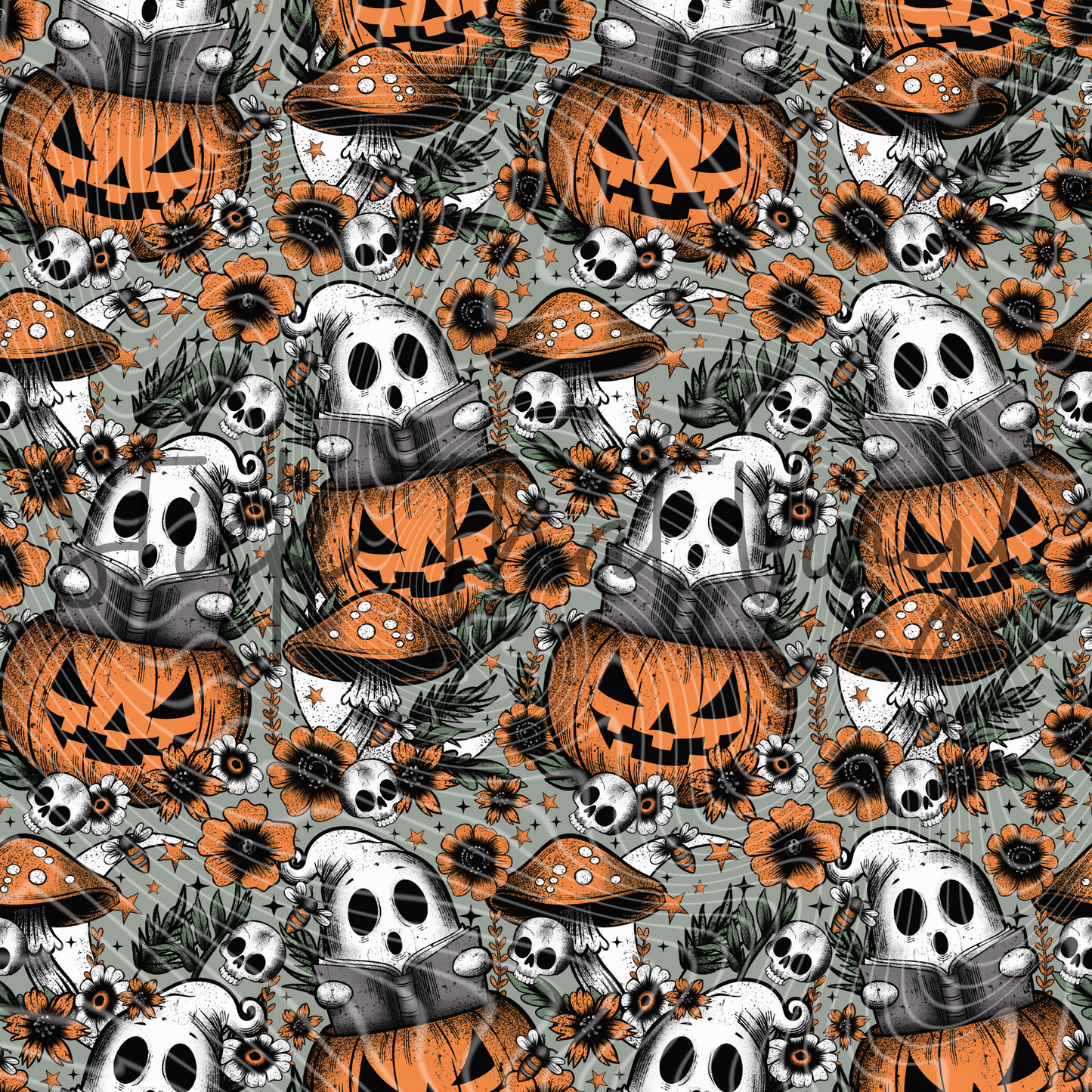 Spooky Pumpkins Pattern