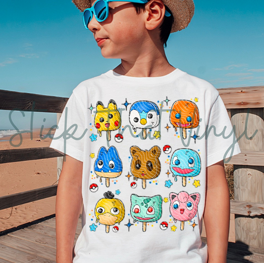 Pokemon Sublimation Clothing Transfer