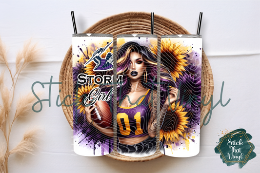 Melbourne Girl 20oz Tumbler Sublimation Wrap