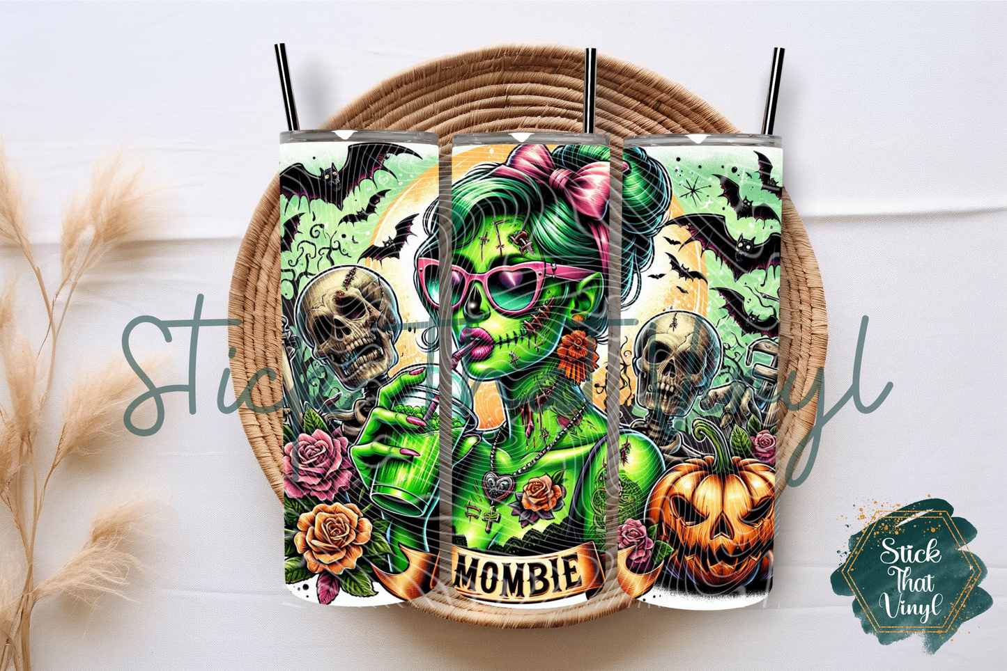 Mombie 20oz Tumbler Sublimation Wrap